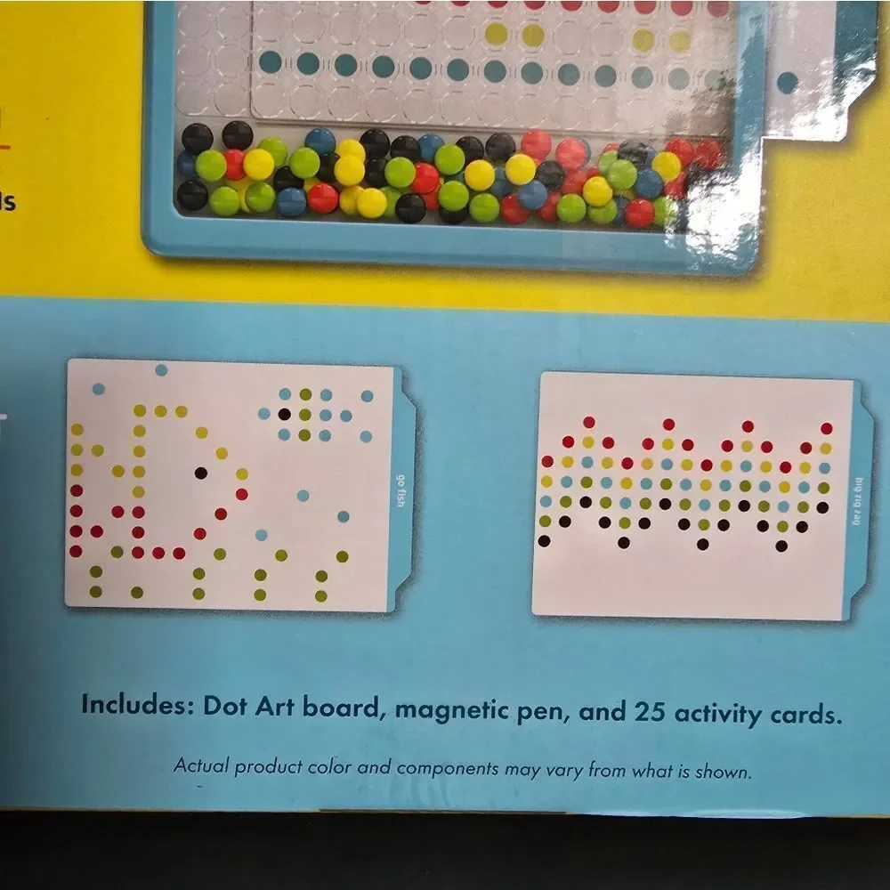 Chuckle & Roar Magnetic Dot Art Designer Travel Art Kit Creativity Game, 3+